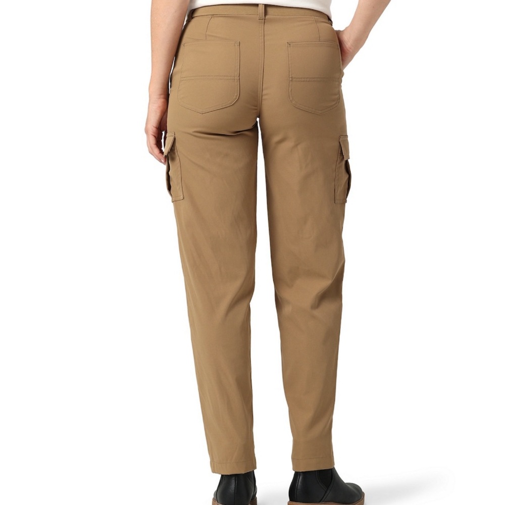 Lot Of 3 Lee Women's Flex to Go Cargo Pants Tan Wine & Navy Size 18 - Picture 2 of 8